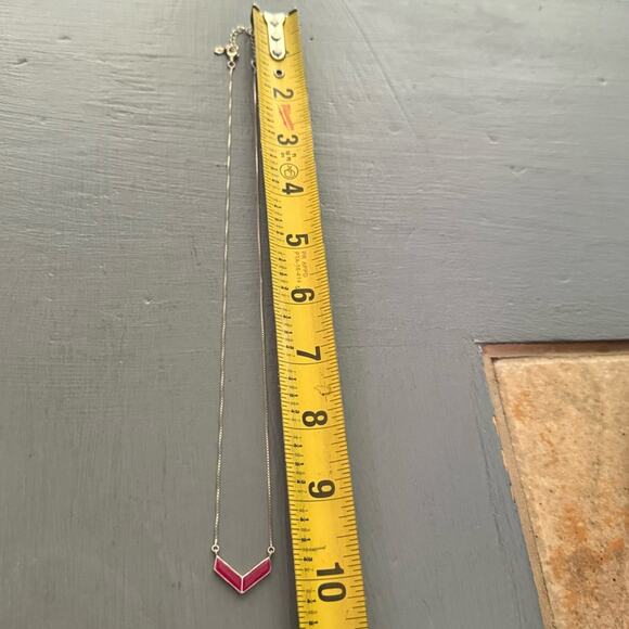 Silpada 925 Sterling Silver Chevron Pendant Necklace - Picture 3 of 10